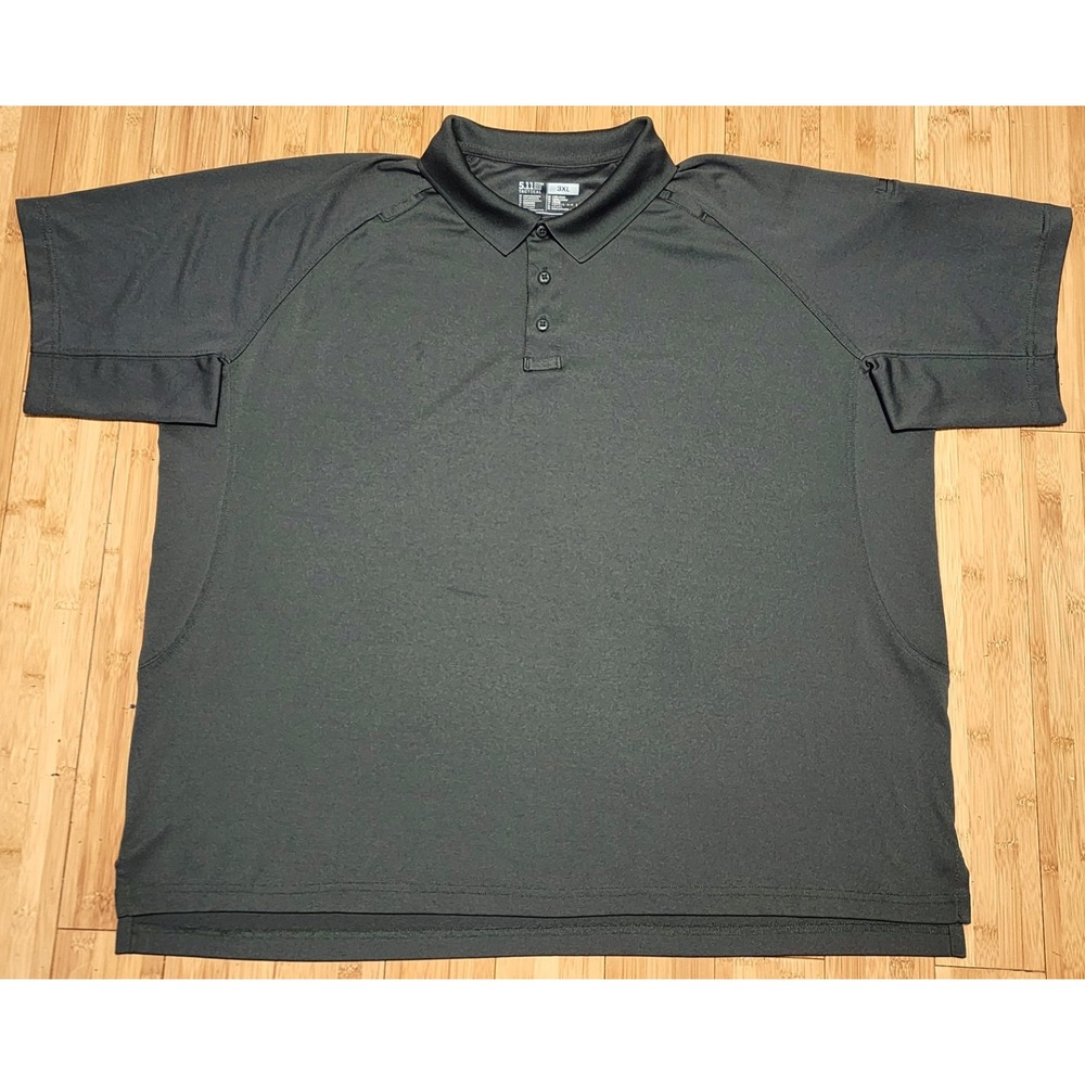 5.11 Tactical Series Mens 3XL Green Performance Polo Shirt Outdoor 71049-190